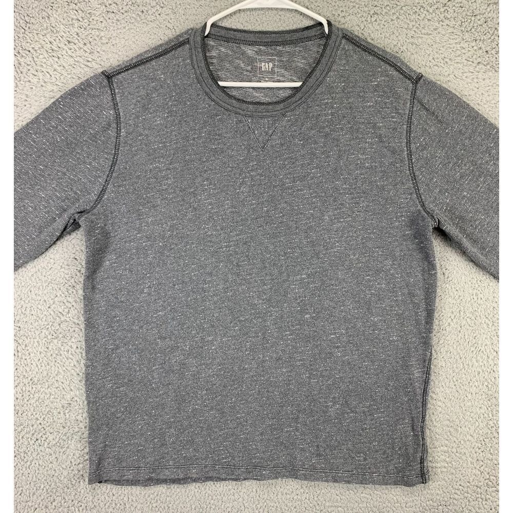 Gap Sweater Adult XL Grey Crew Neck Pullover Sweatshirt Outdoors Preppy Mens